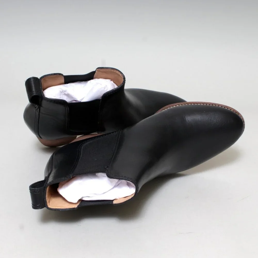 Madewell Black Leather Ankle Booties - Picture 10 of 10